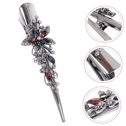 LIFKOME Große Haarklammer Metall mit Strasssteinen Stabiler Haarschmuck für Frauen Leichter Haarclip für Dickes und Langes Haar Modischer Haarspangen clip für Hochzeit und Alltag von LIFKOME