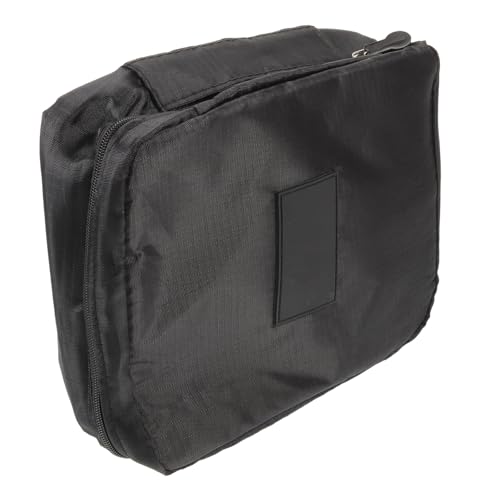 LIFKOME Große Kapazität Reise Kosmetiktasche Schwarz Leichte Tragbare Kulturbeutel für Damen und Herren Vielseitiger Organizer mit Sicherem Innenfutter für Kosmetik und Toilettenartikel von LIFKOME