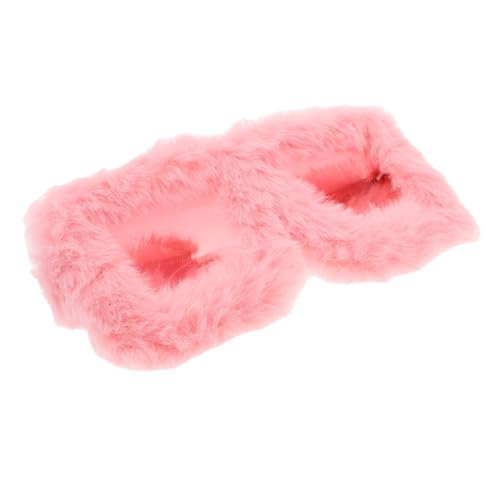 LIFKOME Große Plüsch-sonnenbrille Für Damen Modische Brille Mit Breitem Rahmen Flauschige Pelz-sonnenbrille Für Draußen von LIFKOME