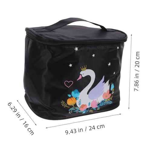 LIFKOME Große wasserdichte Kosmetiktasche Faltbar mit Henkel Vielseitige Reise Toilettentasche für Damen Geräumige Make up Organizer Tasche für Alltag und Urlaub von LIFKOME