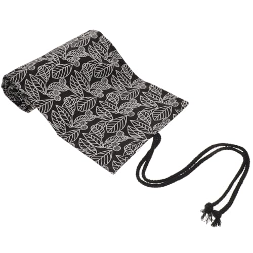 LIFKOME Großes Federmäppchen Rollmäppchen mit Fächern Langlebiges Canvas Stifterolltasche für Buntstifte Marker und Aquarellpinsel Praktischer Stift Organizer für Zeichner und Künstler von LIFKOME