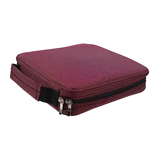 LIFKOME Großes Federmäppchen mit Reißverschluss Langlebiges Stiftemäppchen für Schule und Kunst Farben Buntstifte Organizer Sicherer Innenraum Fein Verarbeitet Rosa von LIFKOME