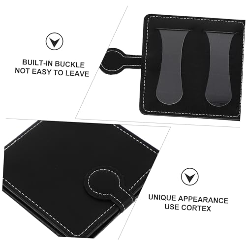 LIFKOME Guitar Picks Tasche Schwarz Kompakter Pick Organizer für Plektren Tragbare Aufbewahrungstasche Geeignet Gitarre Akustikgitarre Bass und Ukulele Leicht und Handlich für Unterwegs von LIFKOME