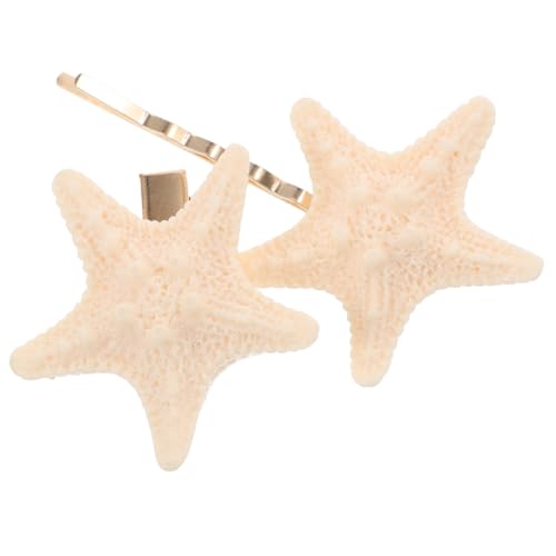 LIFKOME Haarnadel in Sternform Für Damen 2 Haarspangen Seitlicher Clip Entenschnabel-design Retro-meerjungfrauen-haarschmuck von LIFKOME