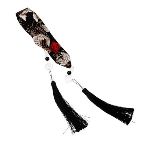 LIFKOME Chinesisches Haarband Für Frauen Langes Haarschal Mit Quaste Hautfreundliches Stoffmaterial Atmungsaktiv Und Komfortabel Für Verschiedene Anlässe 70 Stück Jahre Stil Haarschmuck von LIFKOME