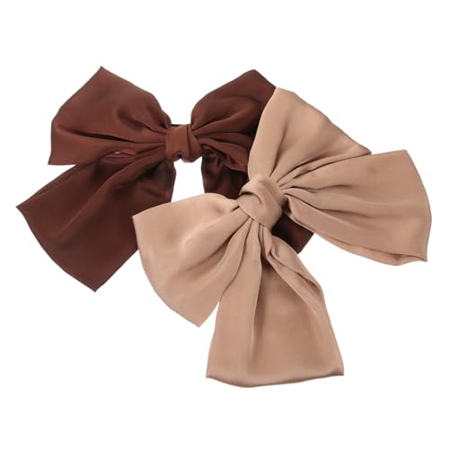 LIFKOME 2stücke Große Schleifen-haarspangen Für Damen Haarschmuck Clips Für Mädchen Rutschfest Für Valentinstag Weihnachten Und Tägliche Styles von LIFKOME