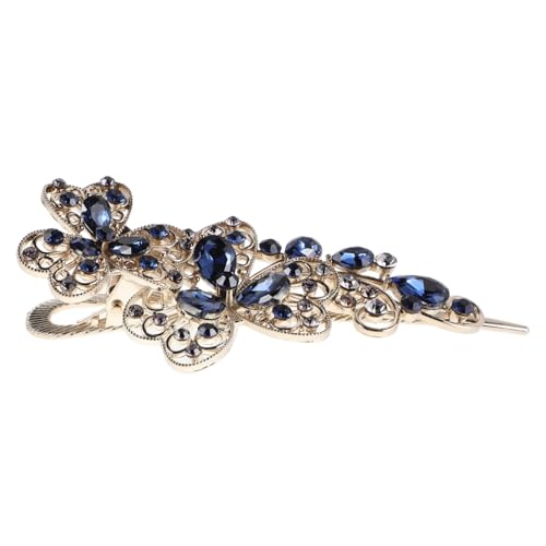 LIFKOME Strass-blumen-haarspangen Für Damen -haarnadeln Mit Blumen-verzierung Hochzeit-accessoires Für Frauen Und Mädchen Dekorativ Metall Clip von LIFKOME