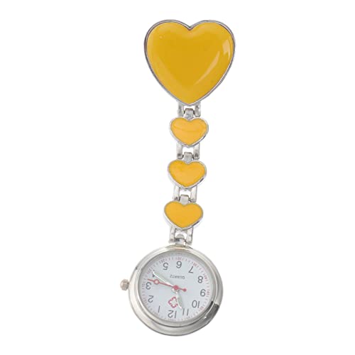 LIFKOME Hängeuhr Krankenschwester Modisch Design Gelb Langlebiges Material Kleidung Dekoration LIFKOME Hängeuhr Krankenschwester Modisch Design Gelb Langlebiges Material Kleidung Dekoration von LIFKOME
