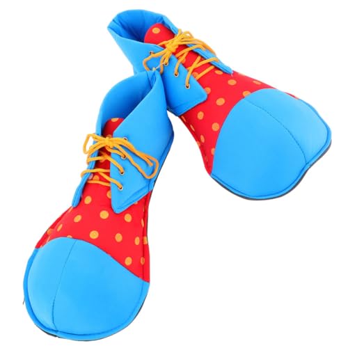 LIFKOME Halloween Clown Kostümschuhe Große Clown Schuhe Leichtes Strapazierfähiges Kostüm Zubehör Für Erwachsene Und Jugendliche Für Fasching Karneval Und Party von LIFKOME
