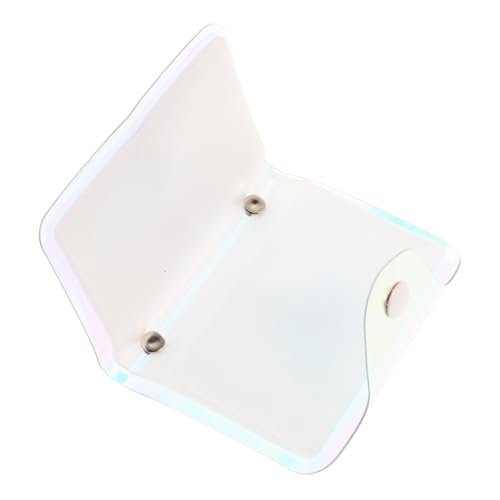 LIFKOME Kreditkartenetui Holografisch Transparent Tasche Organizer Seiten Positionen Reisen Sport Shopping Halter Packung Hologramm Holographische Tasche Kreditkartenhalter von LIFKOME