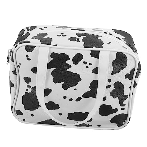 LIFKOME Reise-Make-up-Tasche Aus Pu- Tragbar Und Langlebig Für Damen Und Herren Mit Breitem Griff Leicht Zu Tragen Für Reiseutensilien Und Toilettenartikel von LIFKOME