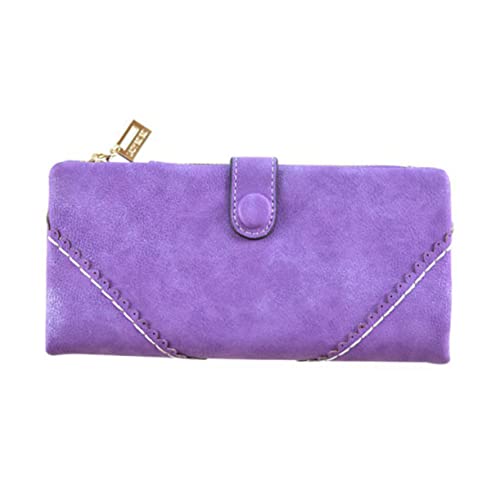 LIFKOME Handtasche Für Damen Mit Reißverschluss Und Zarter Spitzenverzierung Vielseitige Geldbörse Für Stilvolle Für Karten Bargeld Und von LIFKOME