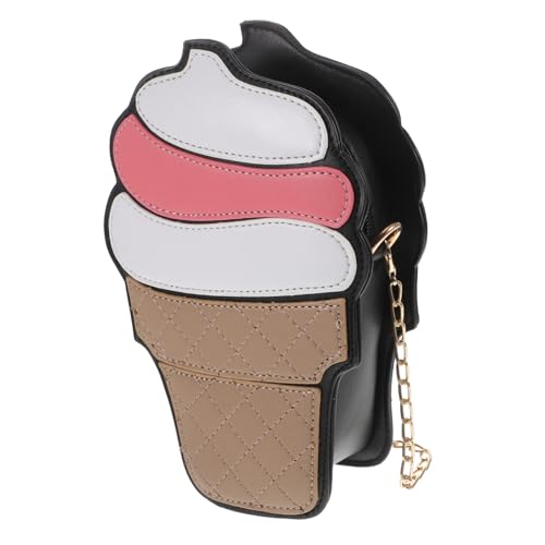 LIFKOME Handtasche Mit Eiscreme-muster Modische Umhängetasche Weiches Material Abnehmbarer Riemen von LIFKOME