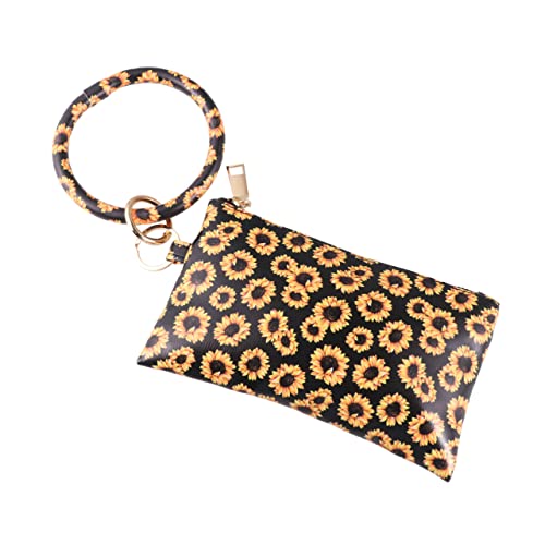 LIFKOME Handytasche Mit Schwarzem Hintergrund Und Gelbem Sonnenblumendruck Multifunktionale Geldbörse Tragbares Münzgeldbörse Zarte Handytasche Mit Reißverschluss LIFKOME Handytasche Mit Schwarzem Hintergrund Und Gelbem Sonnenblumendruck Multifunktionale Geldbörse Tragbares Münzgeldbörse Zarte Handytasche Mit Reißverschluss von LIFKOME