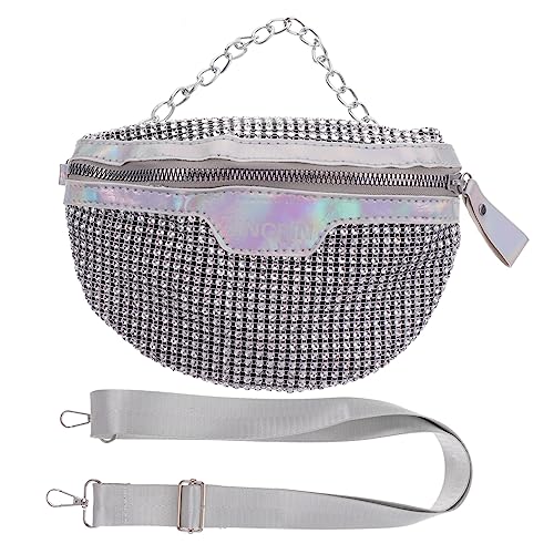 LIFKOME Umhängetasche Glänzend Hüfttasche Damen Gürteltasche Für Mädchen Reisen Einkaufen von LIFKOME