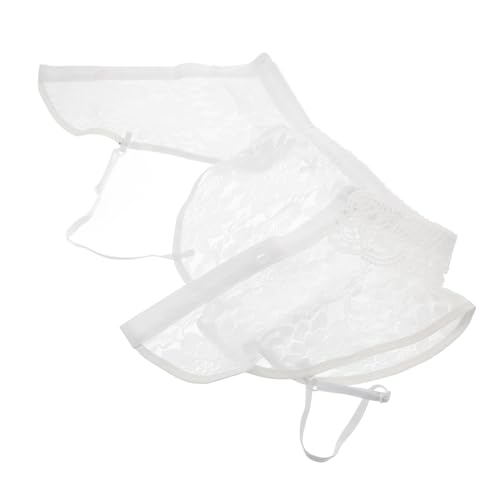 LIFKOME Eleganter Abnehmbarer Spitzenkragen Für Damen Vielseitiger Fake-dickey-kragen Für Blusen Und Hemden Als Modisches Accessoire Für Verschiedene Anlässe von LIFKOME