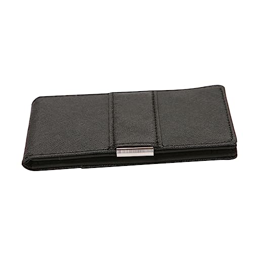 LIFKOME Klassische Herren Geldbörse Pu Mit RFID-Schutz Klappbarem Design Und - Für Karten Bargeld Und Münzen Schwarz von LIFKOME