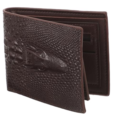 LIFKOME Kleinhandtasche Für Männer Multifunktionale Tragbare Geldbörse Mit Krokodilprägung Für Reisen Karten Und Münzen Stilvoll Und Praktisch von LIFKOME