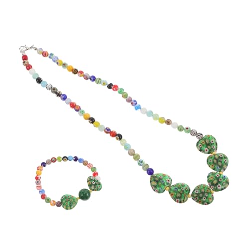 LIFKOME Schmuck Für Damen Mit Choker-halskette Und Armband Aus Glasperlen Romantisches Valentinstagsgeschenk Strand Und Tropenmode Accessoires Für Formelle Anlässe Und Alltag von LIFKOME
