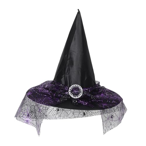 LIFKOME Halloween-hut Mit Schwarzem Aufdruck Für Damenkostümparty LIFKOME Halloween-hut Mit Schwarzem Aufdruck Für Damenkostümparty von LIFKOME