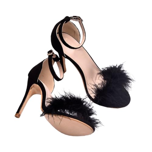 LIFKOME High Heels Damen Sandalen Elegant mit Wedge absatz PU und Tpr Material Komfortabel für Party Arbeit Hochzeit Abendveranstaltungen Chic Schuhe für Frauen Schwarz LIFKOME High Heels Damen Sandalen Elegant mit Wedge absatz PU und Tpr Material Komfortabel für Party Arbeit Hochzeit Abendveranstaltungen Chic Schuhe für Frauen Schwarz von LIFKOME