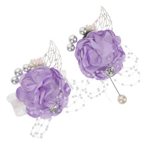 LIFKOME Hochzeit Corsage Set Künstliche Blumen Handgelenk Armband und Boutonniere Brosche Leicht Tragbar Romantisch Elegant für Braut Bräutigam Brautjungfern Indoor Outdoor Feier LIFKOME Hochzeit Corsage Set Künstliche Blumen Handgelenk Armband und Boutonniere Brosche Leicht Tragbar Romantisch Elegant für Braut Bräutigam Brautjungfern Indoor Outdoor Feier von LIFKOME
