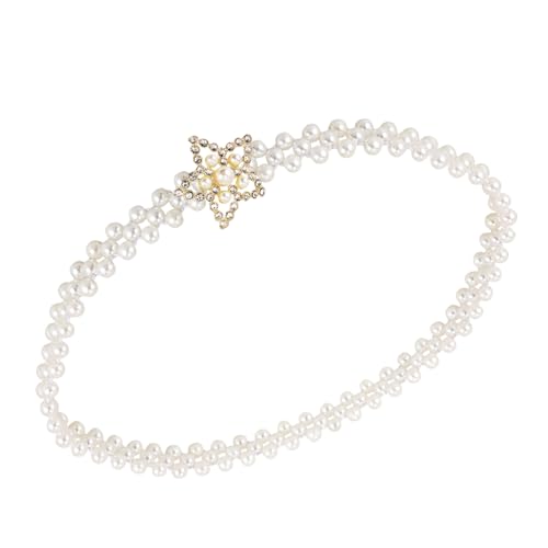 LIFKOME Hochzeit Perlenkette Damen Gürtel für Brautkleider Verstellbarer Hochzeitsschmuck für Strandpartys und Feiern Langlebig und von LIFKOME