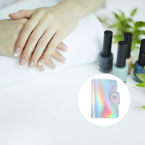 LIFKOME Holografische Nagel Stamping Plate Tasche Langlebige Aufbewahrungstasche für Nail Art Stempelplatten Praktischer Organizer für Nageldesign Liebhaber und Profis von LIFKOME