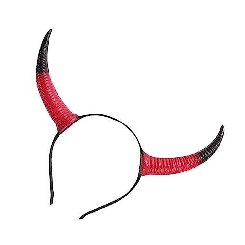 LIFKOME Kopfschmuck Aus Horn Stirnband Aus Antilopenhorn Hörner Stirnband Ohr Stirnband Gotischer Antilopenhorn-reifen Stirnband Aus Schafshorn Sprecher Teufel Stirnband Ziegenhorn Tier Pu von LIFKOME