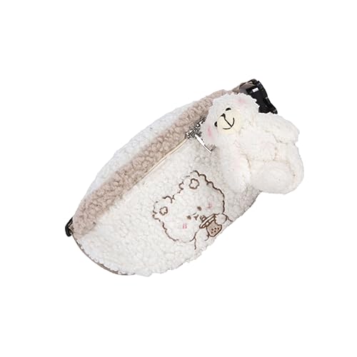 LIFKOME Bärmuster Bauchtasche Damen Niedliche Fanny Bag Für Shopping Und Reisen Weiches Material Für Handy Geldbörse Und Leicht Und Zu Tragen von LIFKOME