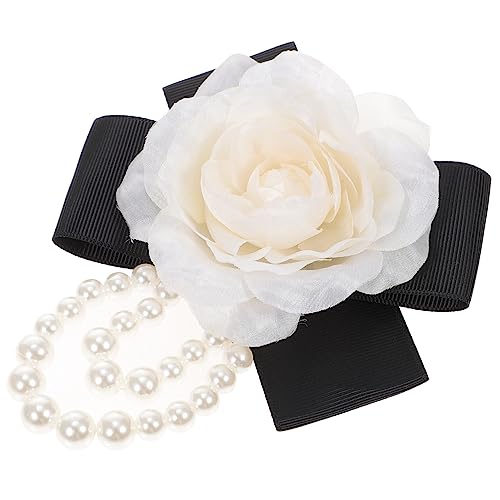 LIFKOME Kamelien-Corsage Dekoration Anstecknadel für Kleiderbroschen kleiden Merch Französische Schleifenbrosche Seidenblumenbrosche dekorative Broschennadel Brustnadel Die Seide von LIFKOME