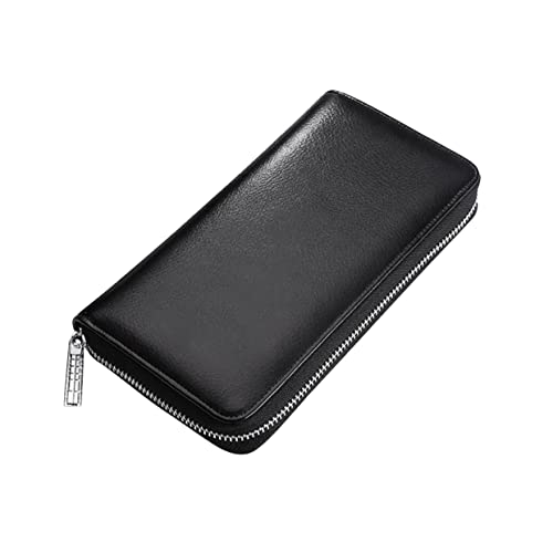 LIFKOME Anti-diebstahl Geldbörse Reißverschluss Multifunktionale Kreditkartenhalter Und Geldaufbewahrung Schwarz Für Damen Und Für Und Täglichen Gebrauch von LIFKOME