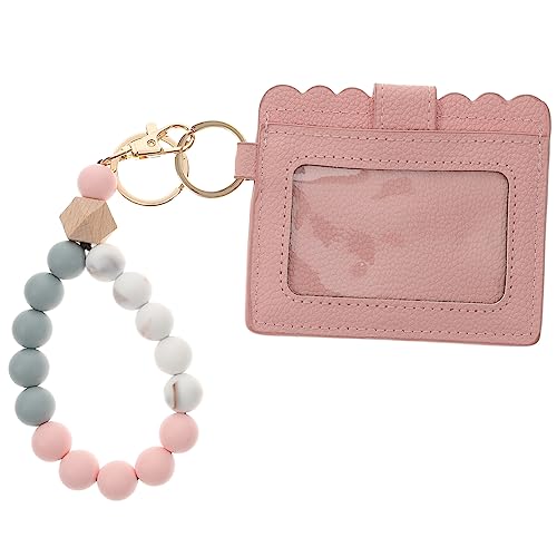 LIFKOME Armband-schlüsselring Mit Kartentasche Aus Hochwertigem Material Schmutzabweisend Und Pflegeleicht Tragbarer Schlüsselanhänger Mit Kartenhalter Für Handgelenk Gürtel Und Tasche von LIFKOME