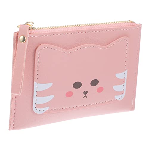 LIFKOME Kleine Damengeldbörse Mit Katzenmotiv Aus Pu-Leder Kartenhalter Und Münzbörse Praktisches Accessoire Für Damen von LIFKOME