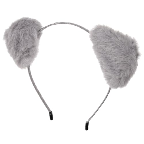 LIFKOME Kawaii Haarreifen mit Tierohren Flauschiges Kopfschmuck aus Metall Elastisch und Karnevalspartys Kostümpartys und Besondere Anlässe von LIFKOME