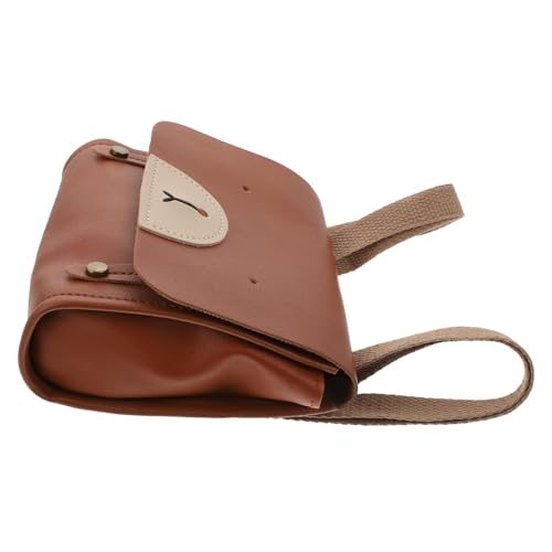 LIFKOME Kindergartenrucksack Teddyform Verstellbare Schulterriemen Leichter Reise Rucksack für Mädchen und Jungen Vorschule Süßer Kinderrucksack Braun von LIFKOME