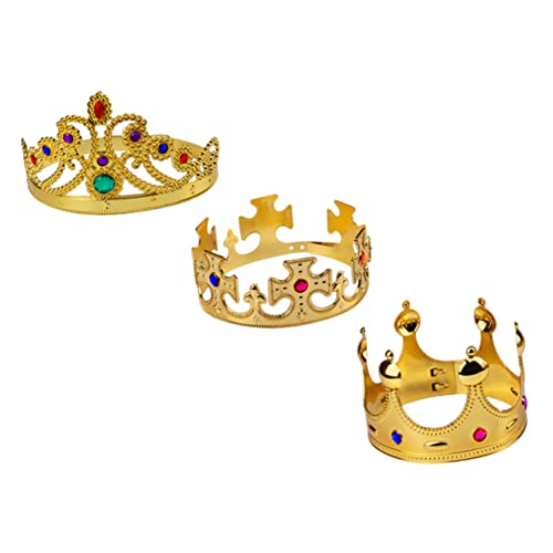 LIFKOME 3stücke Teiliges Geburtstagskrone Für Mädchen Stilvolle Haarzierde Prinzessin Kopfband Für Kostüme Gold Mit Strass Und Glitzer Für Mottopartys Und Geburtstagsfeiern LIFKOME 3stücke Teiliges Geburtstagskrone Für Mädchen Stilvolle Haarzierde Prinzessin Kopfband Für Kostüme Gold Mit Strass Und Glitzer Für Mottopartys Und Geburtstagsfeiern von LIFKOME