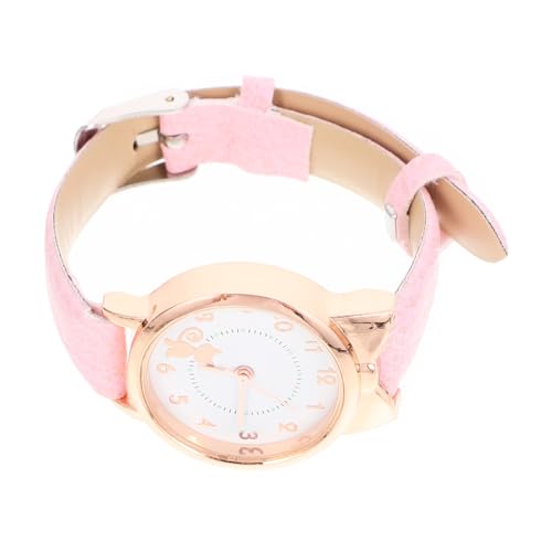 LIFKOME Kinderuhr mit Niedlichem Katzenmotiv wasserdichte Quarzuhr für Verstellbares Armband Robuste Metallhülle Geeignet für Jungen und Mädchen Lernuhr und Geschenkidee von LIFKOME