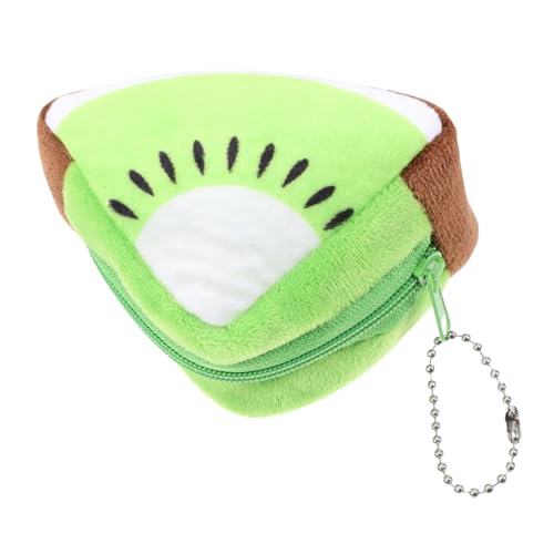 LIFKOME Kiwi-geldbörse Karte Währung Geldbörse Wechseln Auto Süßigkeiten Mini Kasse Münzboxen Für Münzsammler Obst Tasche Geldbeutel Kippen Kette Ring Karikatur Plüsch von LIFKOME