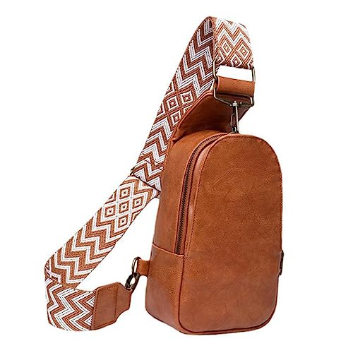 LIFKOME Kleine Damen Schultertasche Umhängetasche Im Stil Brusttasche Aus Pu-Leder Leicht Und Verschleißfest von LIFKOME