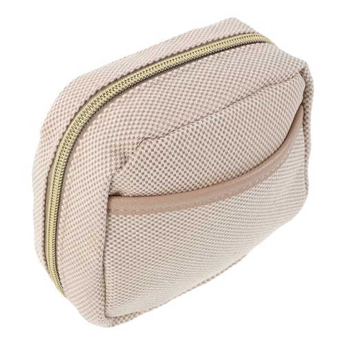 LIFKOME Kleine Kosmetiktasche aus Strapazierfähigem Polyester mit Reißverschluss und Fächern Leicht Kompakt für Reisen Tägliche Nutzung Tragbarer Kulturbeutel für Frauen von LIFKOME