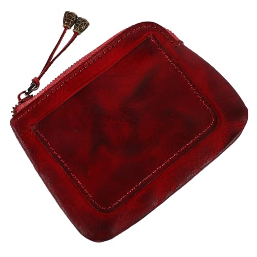 LIFKOME Münzgeldbörse Kleine Damen Kartenetui Retro Wechselgeldbörse Bruchfest Robust Langlebig Für Handtasche Münzen Karten Aufbewahren Organisieren von LIFKOME