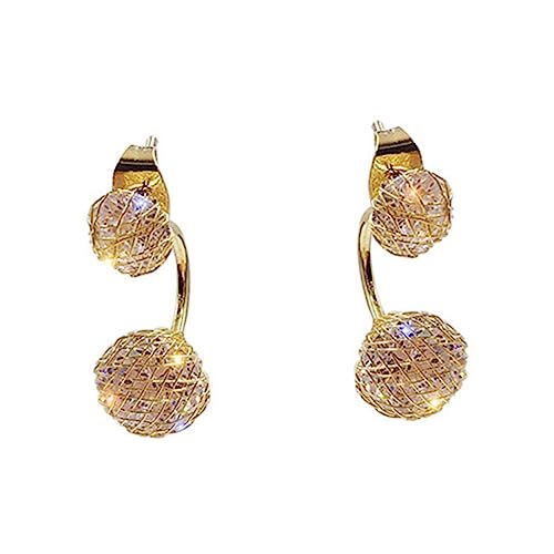 LIFKOME Kleine Zirkonia Ohrringe für Damen Funkelnde Ohrstecker mit Hochwertigem Design für Geburtstag Hochzeit Weihnachtsfeier und Alltag Stilvolle Ohrschmuck Accessoires von LIFKOME