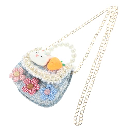 LIFKOME Kleiner Mädchen Umhängetasche mit Blumenmotiv Süße Tragbare Crossbody Bag Karottenblau für Teenager für Schlüssel Geld und Snacks für LIFKOME Kleiner Mädchen Umhängetasche mit Blumenmotiv Süße Tragbare Crossbody Bag Karottenblau für Teenager für Schlüssel Geld und Snacks für von LIFKOME