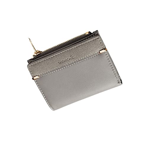 LIFKOME Kompakte Damen Geldbörse Multifunktionale PU Brieftasche mit Reißverschluss Kurz und Leicht für Karten und Münzen Stilvolles Design von LIFKOME