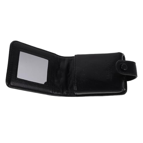 LIFKOME Kompakte Damen Lippenstift Tasche mit Gestepptem Design und Spiegel Kleine Kosmetiktasche aus Pu- Leichter Mini Make-up Beutel für Reisen und Alltag von LIFKOME