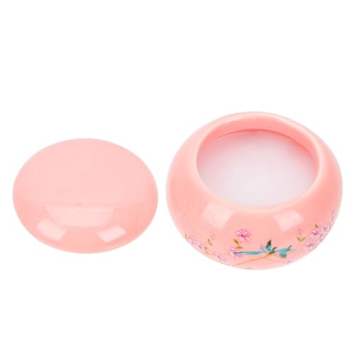 LIFKOME Kompaktes Festes Parfüm in Antiker Porzellandose mit Deckel Tragbar Langanhaltender Frischer Duft Parabenfrei für Damen Handliche für Reisen und Alltag von LIFKOME