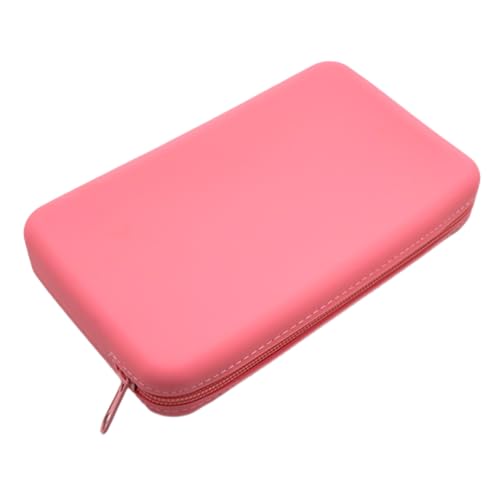 LIFKOME Schminkbeutel Aus Silikon Kleine Make up Tasche Tragbare Pinseltasche Mit Reißverschluss Kosmetik Organizer Für Reisen Tourismus Und Fitnessstudio von LIFKOME