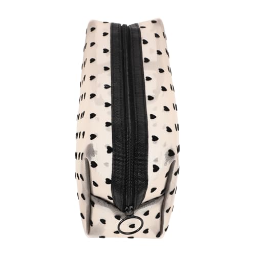 LIFKOME Kosmetiktasche mit Reißverschluss Tragbare Mesh kulturbeutel Langlebiger Reise Organizer mit Großem Fassungsvermögen Leicht Kompakt für Damen und Herren Praktisches von LIFKOME