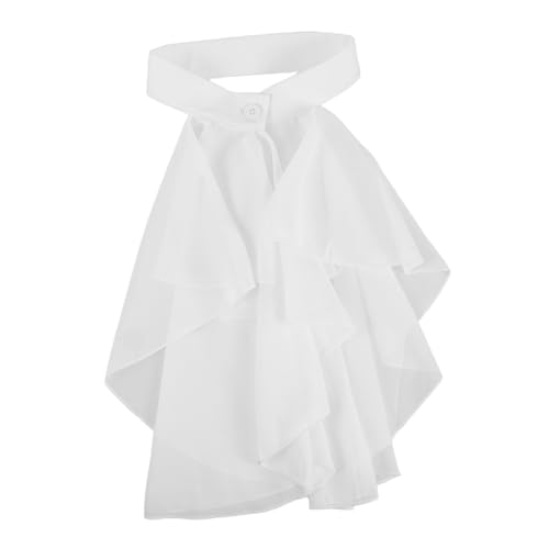 LIFKOME Abnehmbarer Rüschen Fake Kragen Für Kostümpartys Eleganter Mittelalterlicher Stil Dekorativer Anzug Kragen Vielseitiges Kostümzubehör Für Damen Und Herren von LIFKOME